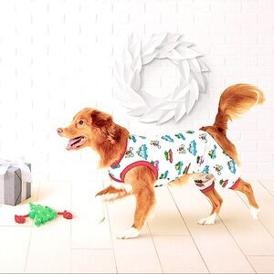 NWT Wondershop Christmas Dog PJs & Toy -Lg‎